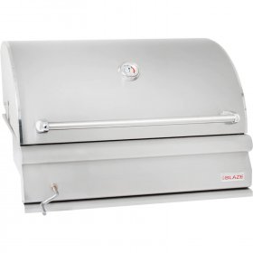 Blaze 32-Inch Built-In Stainless Steel Charcoal Grill With Adjustable Charcoal Tray - BLZ-4-CHAR New