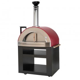 Forno Venetzia Torino 300 62-Inch Outdoor Wood-Fired Pizza Oven - Red New