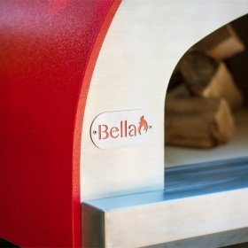 Bella Ultra 40-Inch Outdoor Wood Fired Oven - Red - BEUD40R New