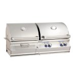 Fire Magic Aurora A830I 46-Inch Built-In Natural Gas & Charcoal Combo Grill With Analog Thermometer - A830I-7EAN-CB New