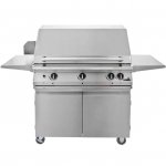 PGS Legacy Pacifica Gourmet 39-Inch Propane Gas BBQ Grill With Rotisserie New