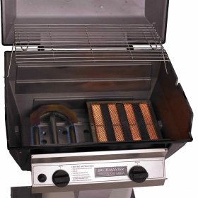 Broilmaster R3BN Infrared Combination Natural Gas Grill On Black Cart New