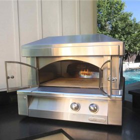 Alfresco 30-Inch Countertop Natural Gas Outdoor Pizza Oven Plus - AXE-PZA-NG New