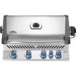 Napoleon Prestige 500 Built-in Propane Gas Grill with Infrared Rear Burner and Rotisserie Kit - BIP500RBPSS-3 New