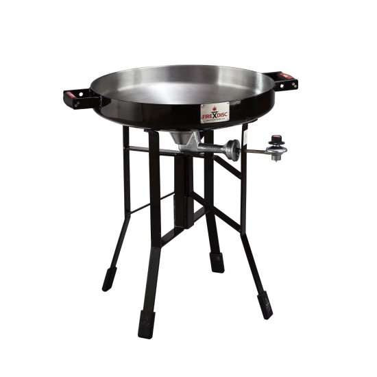 FireDisc Original 24-Inch Short Portable Propane Cooker - Jet Black - TCGFDM22HRB New