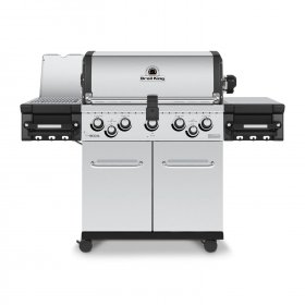 Broil King Regal S 590 PRO IR 5-Burner Propane Gas Grill With Rotisserie & Infrared Side Burner - Stainless Steel - 958944 New