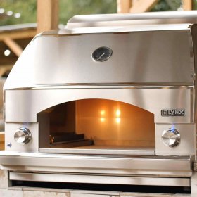 Lynx Professional Napoli 30-Inch Natural Gas Outdoor Pizza Oven On Mobile Kitchen Cart - LPZAF-NG New