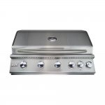 RCS Premier Series 40-Inch 5-Burner Built-In Propane Gas Grill With Rear Infrared Burner - RJC40A-LP New