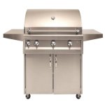 Artisan Professional 36-Inch 3-Burner Freestanding Natural Gas Grill With Rotisserie - ARTP-36C-NG New