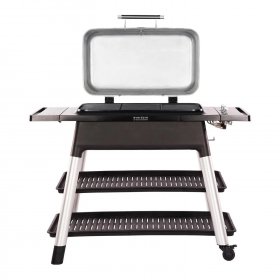 Everdure By Heston Blumenthal FURNACE 52-Inch 3-Burner Propane Gas Grill With Stand - Stone - HBG3SUS New