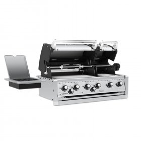 Broil King Imperial S 690i 6-Burner Built-In Propane Gas Grill With Rotisserie & Side Burner - Stainless Steel - 957084 New