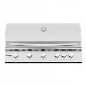 Summerset Sizzler 40-Inch 5-Burner Built-In Natural Gas Grill With Rear Infrared Burner - SIZ40-NG New
