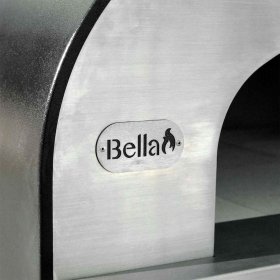 Bella Medio 28-Inch Outdoor Wood Fired Pizza Oven On Cart - Black - BEMS28B New