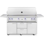 Lynx Professional 54-Inch Natural Gas Grill With One Infrared Trident Burner And Rotisserie - L54TRF-NG New