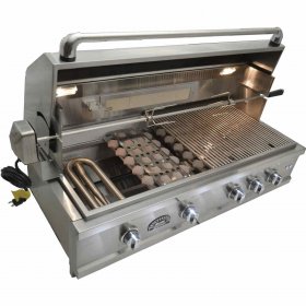 Sole Luxury 42-Inch Built-In Natural Gas Grill With Rotisserie New