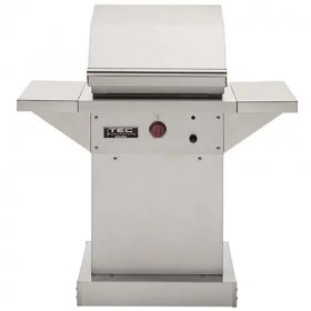 TEC Sterling Patio FR 26-Inch Infrared Propane Gas Grill On Stainless Pedestal W/ Red Knobs New