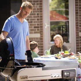 Weber Performer Deluxe 22-Inch Freestanding Charcoal Grill With Touch-N-Go Ignition - Black - 15501001 New