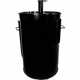 Gateway Drum Smokers 55 Gallon Charcoal BBQ Smoker - Black - 55111 New