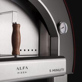 Alfa 5 Minuti 23-Inch Outdoor Countertop Wood-Fired Pizza Oven - Copper - FX5MIN-LRAM-T New