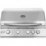 RCS Premier Series 32-Inch 4-Burner Built-In Natural Gas Grill With Rear Infrared Burner - RJC32A-NG New