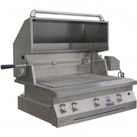 Solaire 36 Inch Built-In All Infrared Propane Gas Grill With Rotisserie - SOL-AGBQ-36IR-LP New