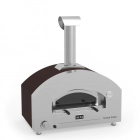Alfa Stone Oven Medium 27-Inch Outdoor Countertop Propane Gas Pizza Oven - Copper - FXSTONE-M New