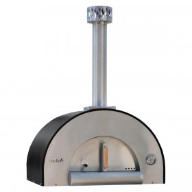 Bella Medio 28-Inch Outdoor Wood Fired Pizza Oven - Black - BEMD28B New