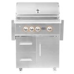 Coyote S-Series 30-Inch 3-Burner Propane Gas Grill With RapidSear Infrared Burner & Rotisserie - C2SL30LP-FS New