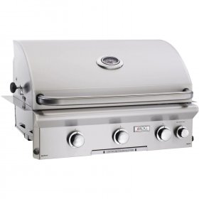 American Outdoor Grill L-Series 30-Inch 3-Burner Built-In Natural Gas Grill With Rotisserie - 30NBL New