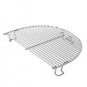 Primo Oval Junior 200 Ceramic Kamado Grill On Steel Cart With Side Tables And Stainless Steel Grates - PGCJRH (2021) New