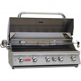 Bull Brahma 38-Inch 5-Burner Built-In Propane Gas Grill With Rotisserie - 57568 New