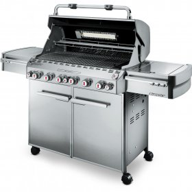 Weber Summit S-670 Propane Gas Grill With Rotisserie, Sear Burner & Side Burner - 7370001 New