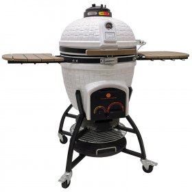 Vision Elite Series XR402 Deluxe 20-Inch Kamado Grill - Cottage White - XR-402WC New