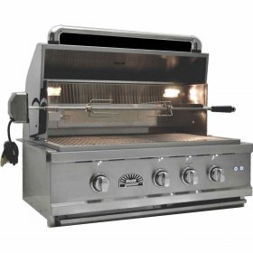 Sole Luxury 30-Inch Built-In Propane Gas Grill With Rotisserie New