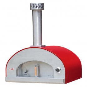 Bella Grande 36-Inch Outdoor Wood Fired Pizza Oven - Red - BEGD36R New