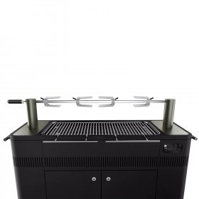 Everdure By Heston Blumenthal HUB II 54-Inch Charcoal Grill With Rotisserie & Electronic Ignition - HBCE3BUS New