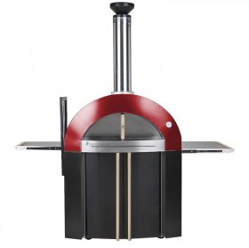Forno Venetzia Bellagio 300 44-Inch Outdoor Wood-Fired Pizza Oven - Red New
