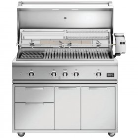 DCS Series 9 Evolution 48-Inch Propane Gas Grill W/ Rotisserie, Cart, & Grill Cover - BE1-48RC-L New