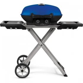 Napoleon TravelQ 285X Portable Freestanding Propane Gas Grill - Blue - TQ285X-BL-1 New
