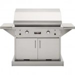 TEC Patio FR 44-Inch Infrared Propane Gas Grill On Stainless Cabinet - PFR2LPCABS New