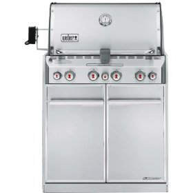 Weber Summit S-460 Built-In Natural Gas Grill With Rotisserie & Sear Burner - 7260001 New
