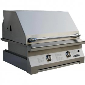 Solaire 30 Inch Built-In InfraVection Natural Gas Grill With One Infrared Burner - SOL-IRBQ-30VI-NG New