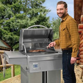 Memphis Grills Beale Street Wi-Fi Controlled 26-Inch 430 Stainless Steel Pellet Grill - BGSS26 New