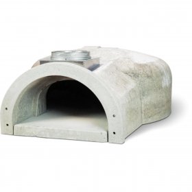 Chicago Brick Oven CBO-750 Hybrid Residential Outdoor Pizza Oven On Stand - Natural Gas - Silver - CBO-O-STD-750-HYB-NG-SV-R-3K New