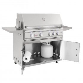 Summerset TRL 38-Inch 4-Burner Propane Gas Grill With Rotisserie - TRL38-LP New