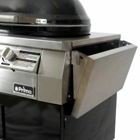 Primo Oval G420 36-Inch Ceramic 4-Burner Freestanding Kamado Natural Gas Grill (Ships As Propane With Conversion Fittings) - PGGXLC-N (2021) New
