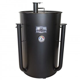 Gateway Drum Smokers 55 Gallon Charcoal BBQ Smoker - Matte Black - 559FB New