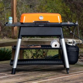 Everdure By Heston Blumenthal FURNACE 52-Inch 3-Burner Propane Gas Grill With Stand - Orange - HBG3OUS New