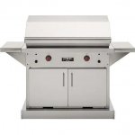 TEC Patio FR 44-Inch Infrared Propane Gas Grill On Stainless Cabinet W/ Red Knobs New