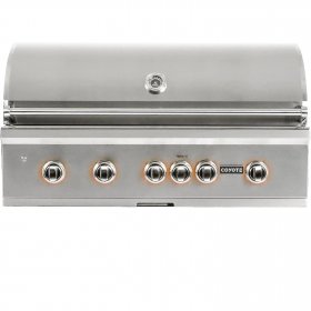 Coyote S-Series 42-Inch 5-Burner Built-In Natural Gas Grill With RapidSear Infrared Burner & Rotisserie - C2SL42NG New